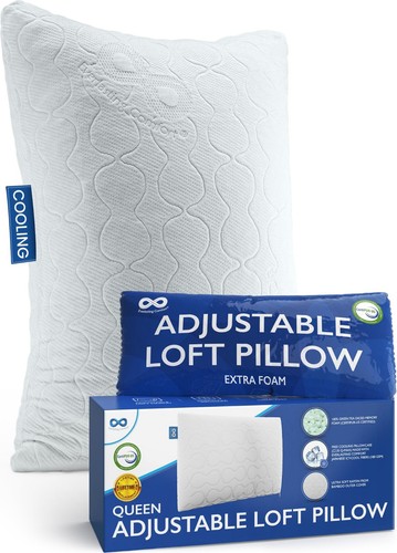 Adjustable memory foam pillow - adjustable,