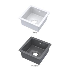 Fireclay Single Bowl Square