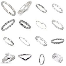 Sterling silver 925 - silver, simple