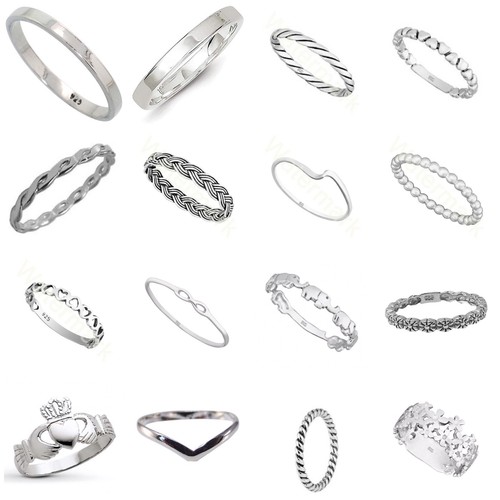 Sterling silver 925 simple - silver,