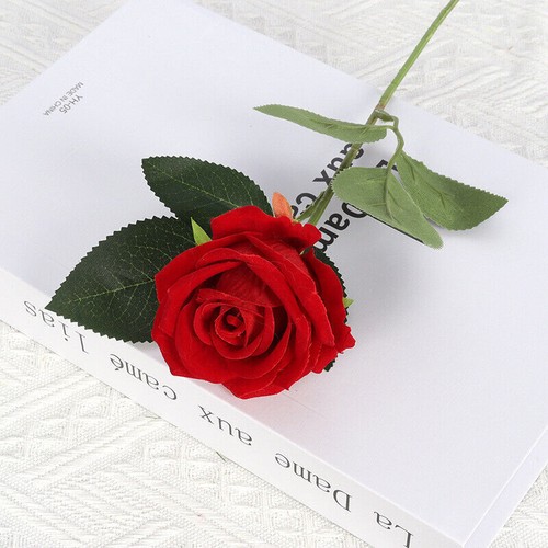 10x artificial single rose bud - single,