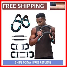 Portable Adjustable Strength Trainer - U-Handle Design for Upper Body Workouts