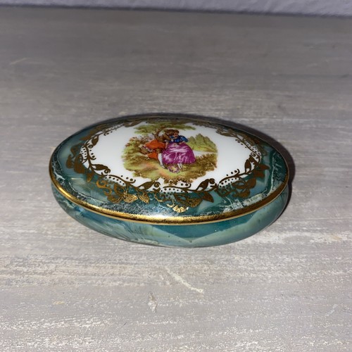 Vintage limoges porcelain oval - vintage,