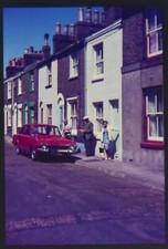 35mm Slide DEAL Street Houses Old Car Man Women Agfacolor Kent Interest