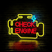 Check Engine Neon Sign Led