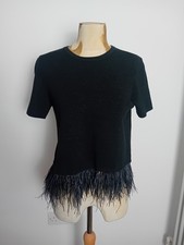 Zara Knit Black Sparkly Top