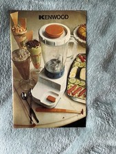 Kenwood Blender Instruction and Recipe Book - Model A520A