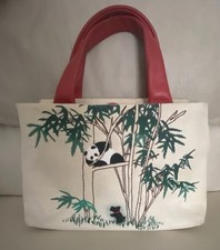 Radley Panda leather/canvas Signature  Picture Bag