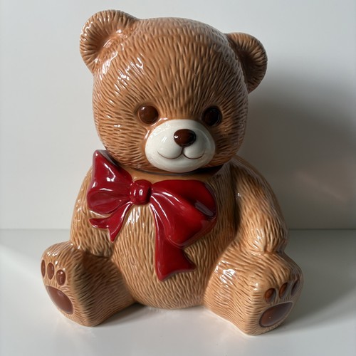 Vintage ceramic teddy - ceramic,