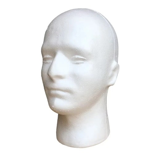Mens foam head polystyrene - foam,
