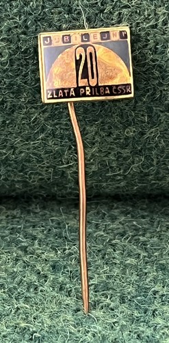 Enamel badge stick pin - enamel,