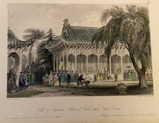 Antique Print-HALL OF