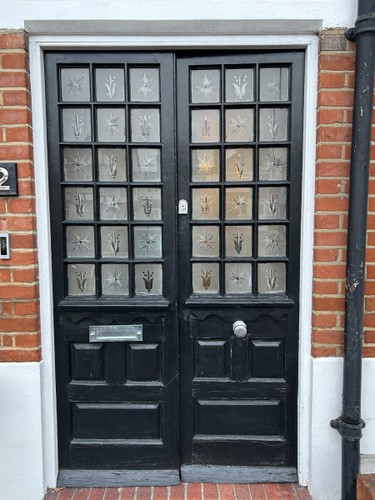 1930s double front door french - double,
