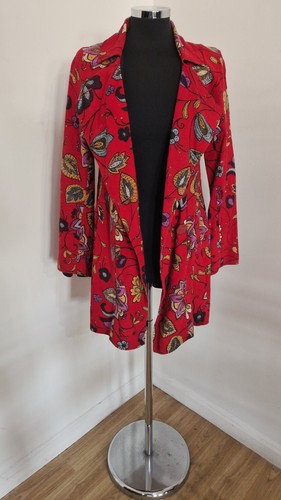 Nomads red floral tapestry - red,