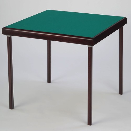 Folding card table english - folding,