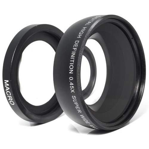 Wide angle and macro lens - and,