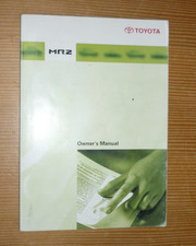 Toyota MR2 Owners Manual