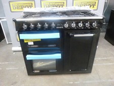 Smeg Range Cooker Black TR103BL 100cm Dual Fuel A Graded (CH-2644)