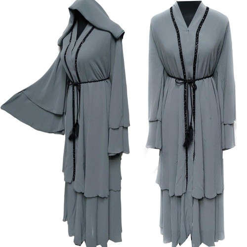 Women chiffon open front - chiffon,