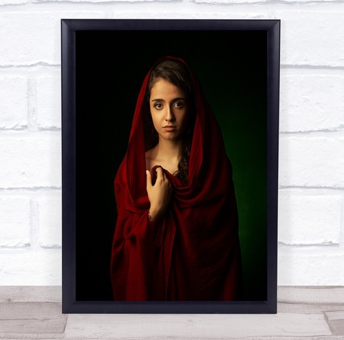 Red woman robe - red,