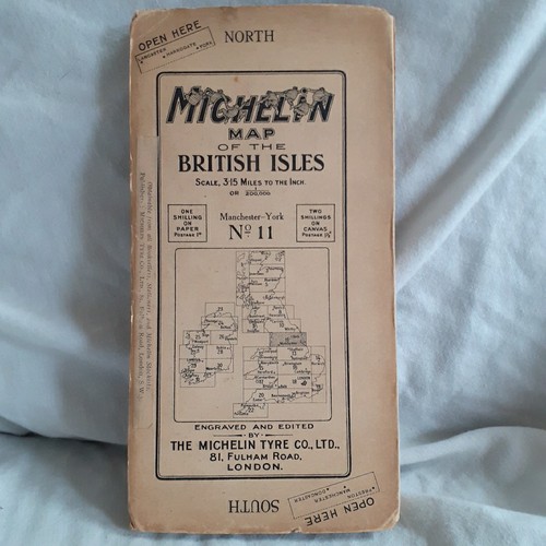 1920s michelin map british - 1920s,