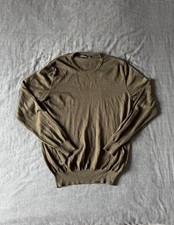 J.Lindeberg Golf Keane Merino Crew Neck Sweater Ultramarine Green, Size XL