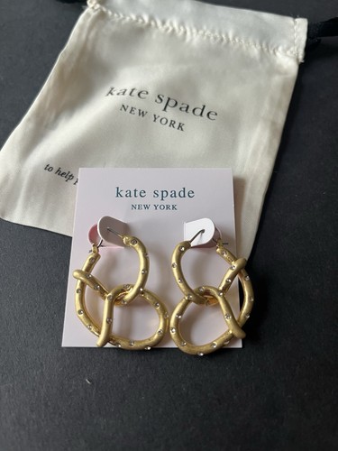 Kate spade pretzel earrings - spade,
