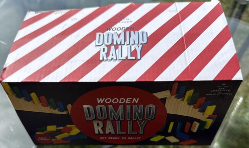 Wooden domino rally - domino,