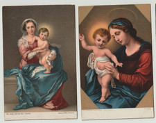 Two Misch Postcards, Madonna &