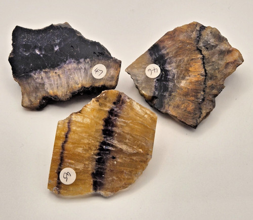 Polished blue john - 3,