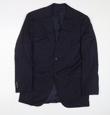 Suitsupply Mens Blue Wool