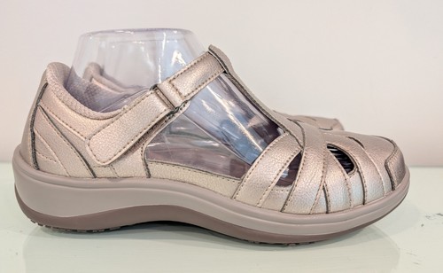 Orthofeet juno pewter sandals - pewter,