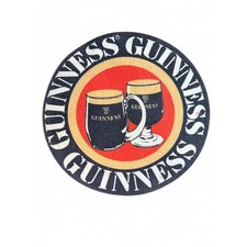 Rare Large Round Guinness Beer mat / towel / spill catcher