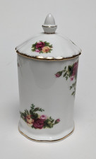 ROYAL ALBERT OLD COUNTRY ROSES LIDDED SPICE JAR PERFECT No Box