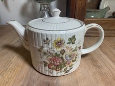 Vintage Ellgreave English Ironstone Stoneware Teapot Tea Pot #686 Wood & Sons 