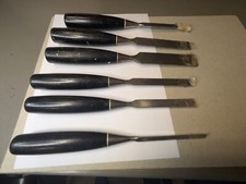 Stanley  5001   6 13, 19 25mm chisel woodworking craft used  carpentry  vintage