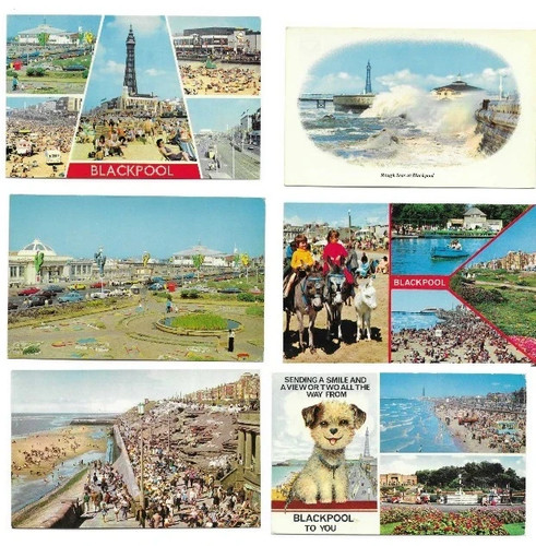Old blackpool postcards - 6,