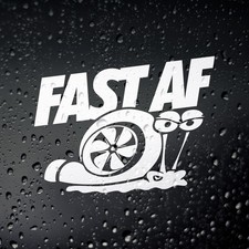Funny Car Sticker Fast AF -