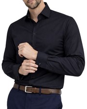Mens Black Long Sleeve Shirt