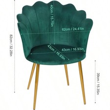 Velvet Accent Chair, Vanity