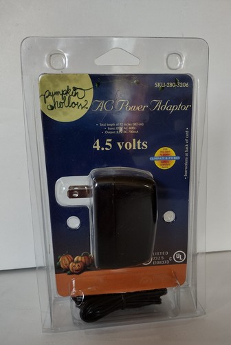 Lemax pumpkin hollow ac - lemax,