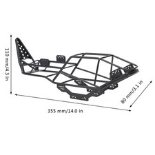 Metal Roll Cage For Axial SCX10 RC Crawler Truck Parts SJVG