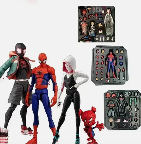 Spiderman gwen peter action - peter,
