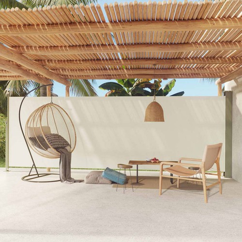 Side awning cream - side,