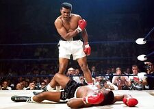 Muhammad Ali V Sonny Liston Poster Art Print Photo Picture A3 A4 