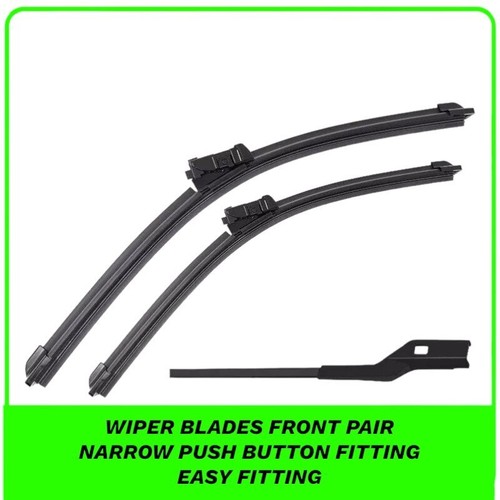 Wiper blades front - front, fit