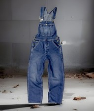vintage LEVIS 667 denim OVERALLS JEANS S size 8 womens 80s Orange Tab DUNGAREE