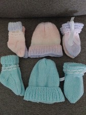 baby hand knitted sets
