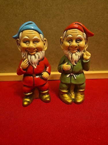 Vtg gnomes elves dwarfs - gnomes,