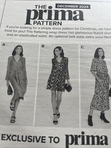 Prima sewing pattern - prima,